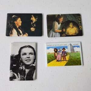 Wizard of Oz Magnets MGM Grand Movie Scenes Dorothy Toto Set‎ of 4